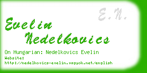 evelin nedelkovics business card